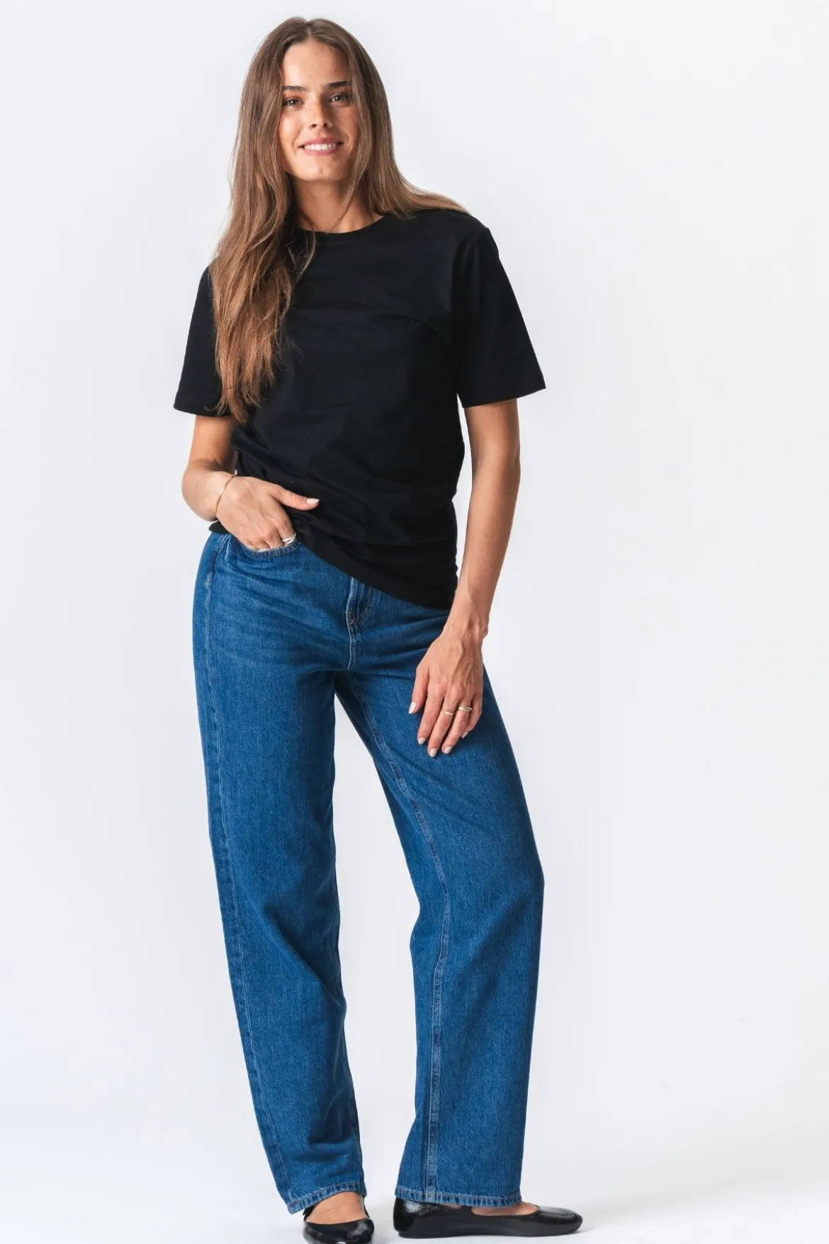 Boyfriend Tee - Sort