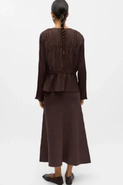 Brea Top - Seal Brown