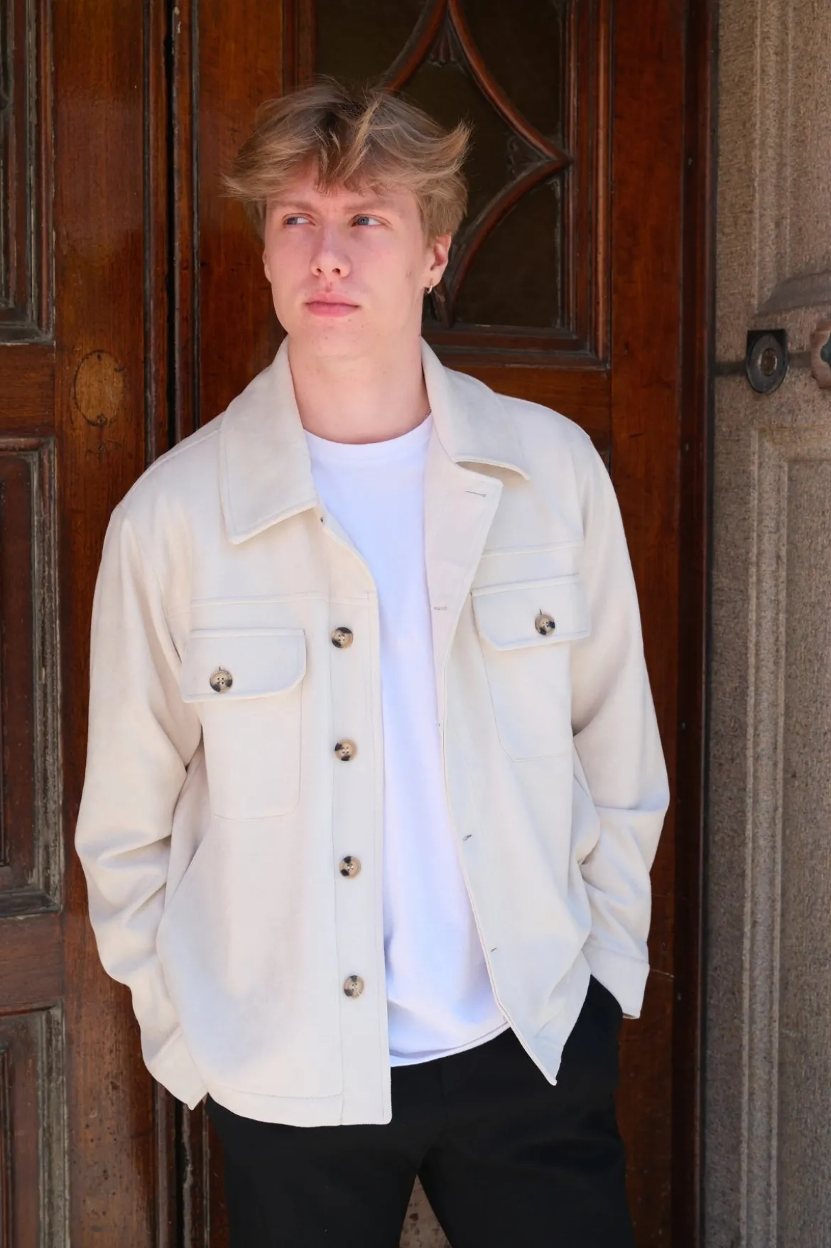 Callum Jakke - Hvid