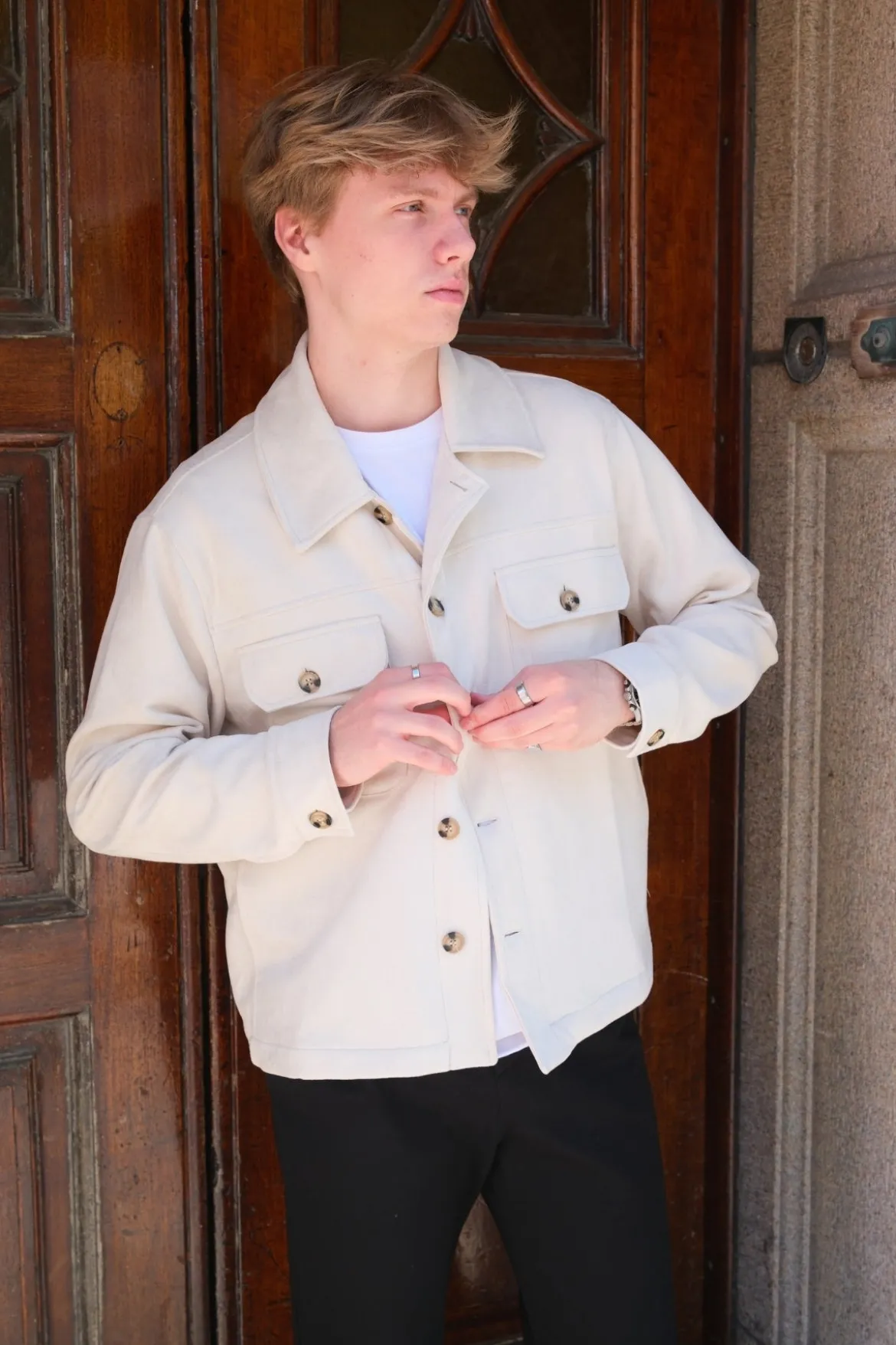 Callum Jakke - Hvid