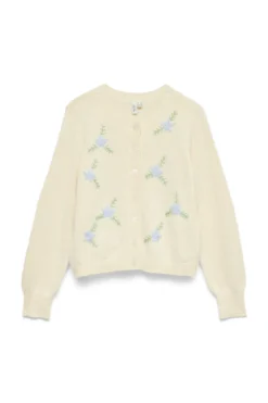 Camille O-Neck Cardigan - Birch