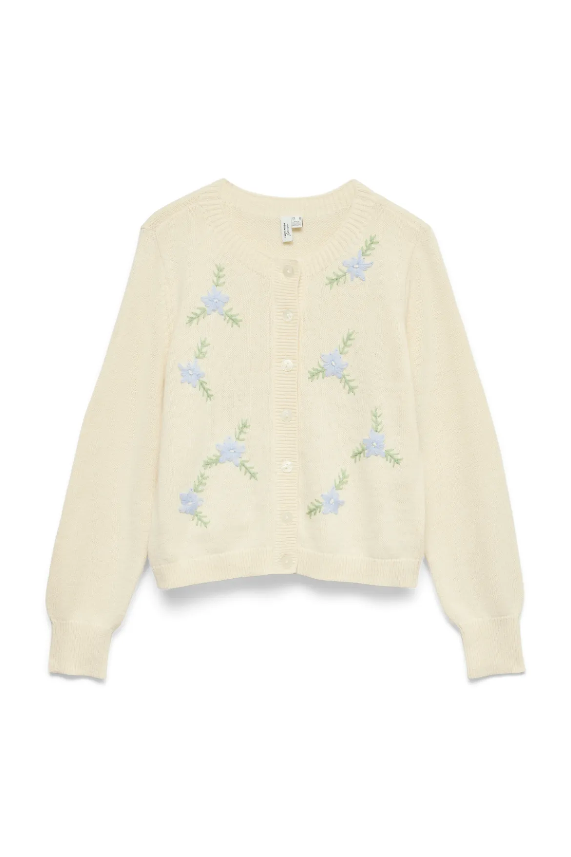 Camille O-Neck Cardigan - Birch