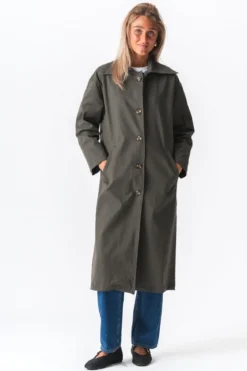 Carla Trenchcoat - Olive