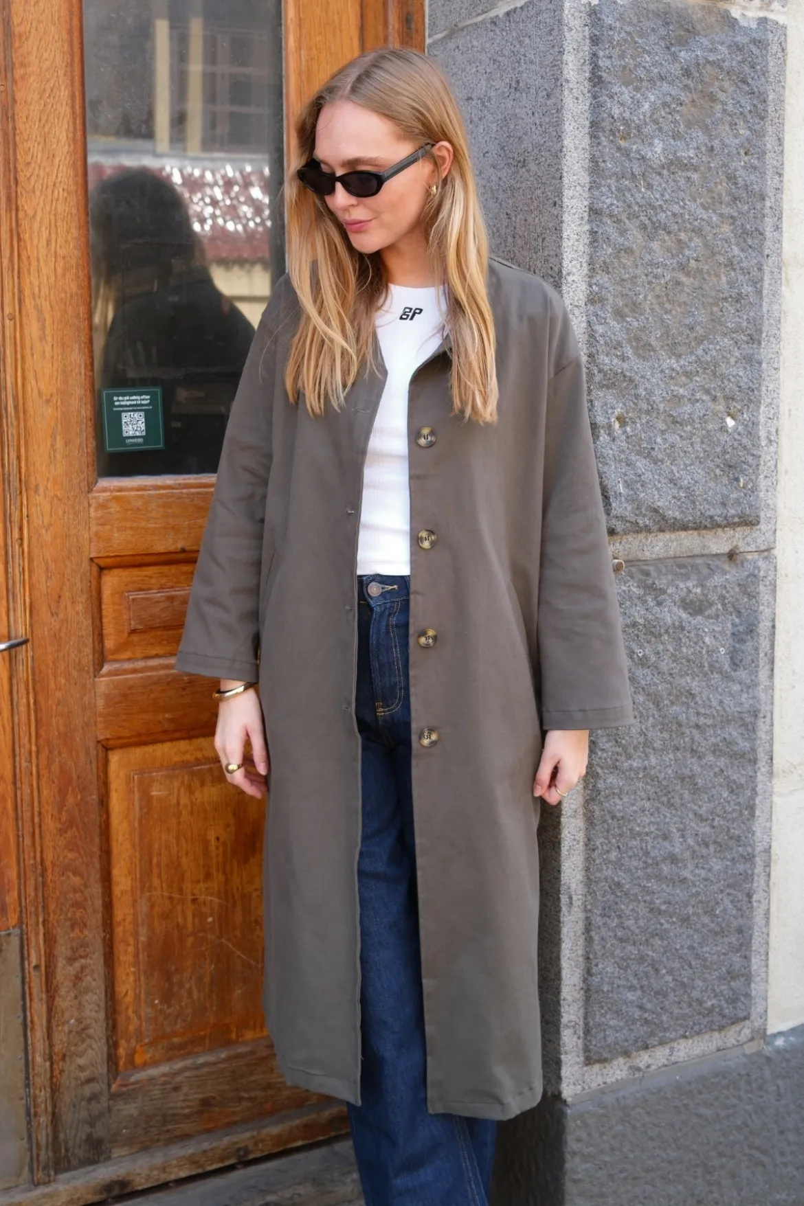 Carla Trenchcoat - Olive