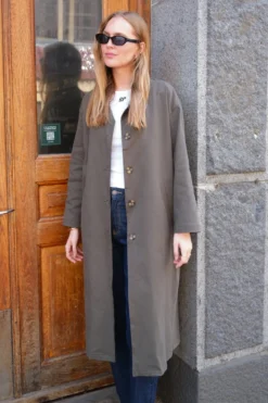 Carla Trenchcoat - Olive