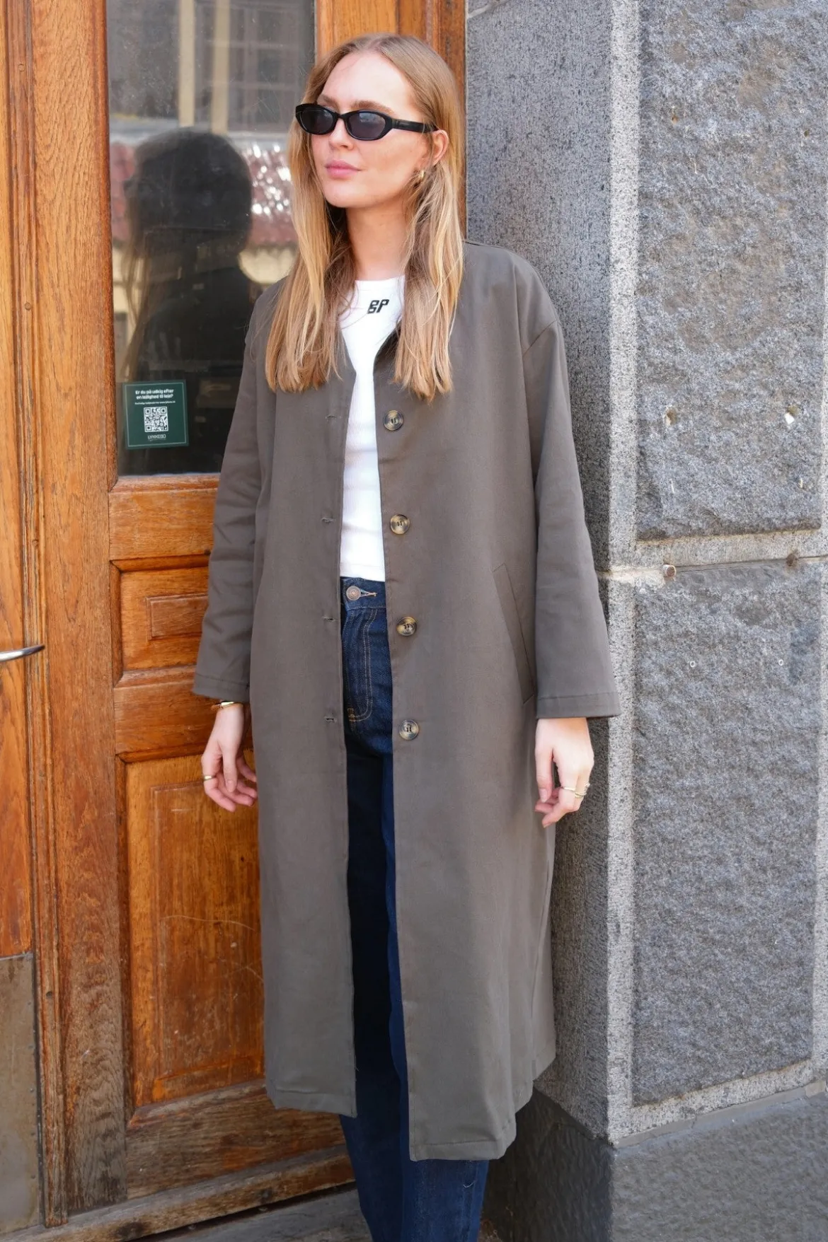 Carla Trenchcoat - Olive