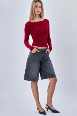 Cassandra Bluse - Bordeaux