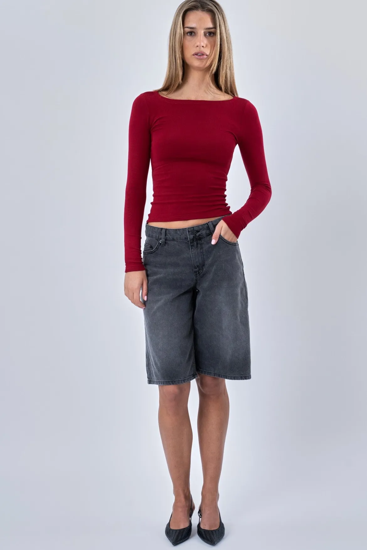 Cassandra Bluse - Bordeaux