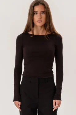 Cassandra Bluse - Brun