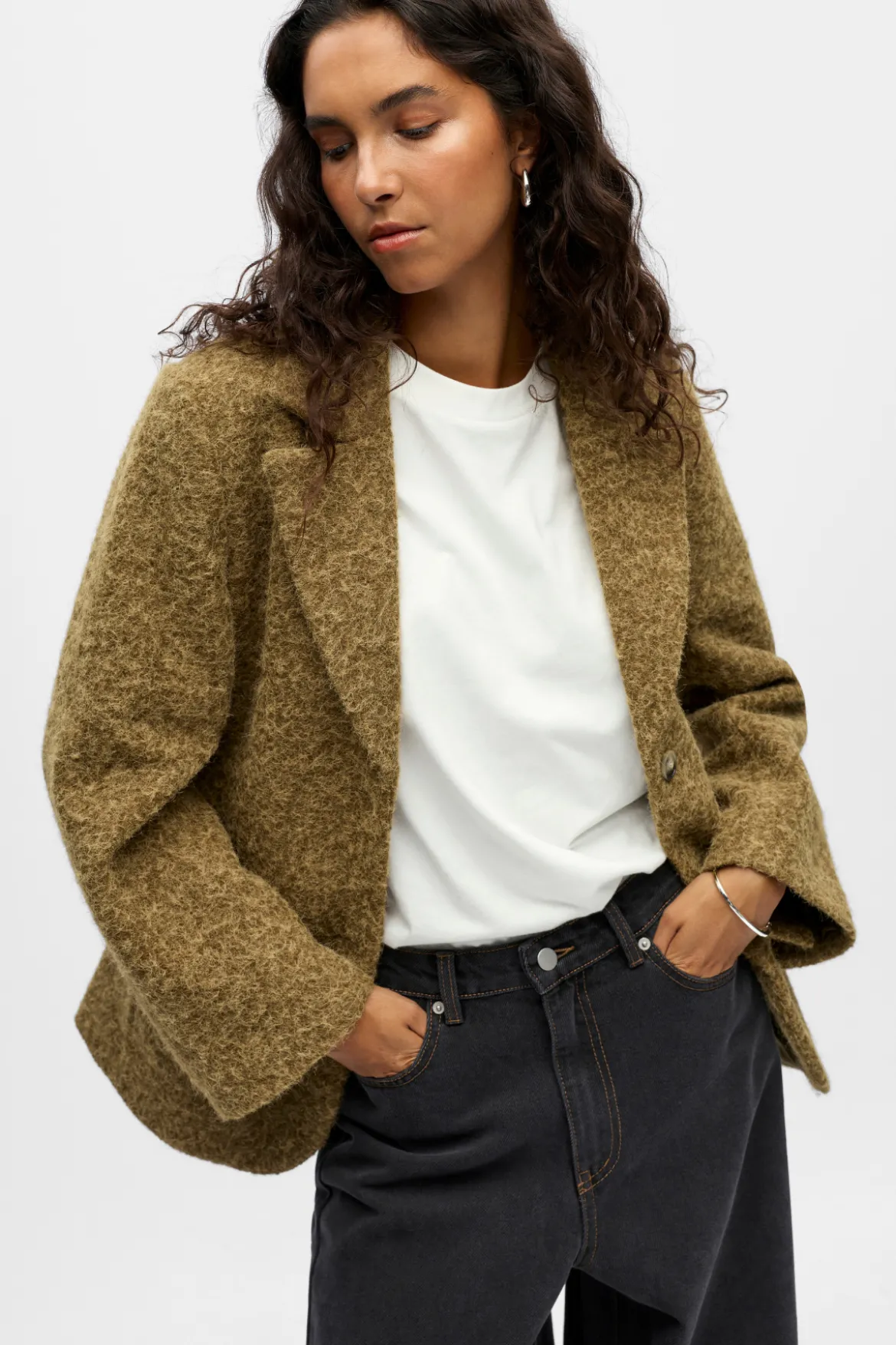 Celina L/S LO Jakke - Dyb Lichen Grøn