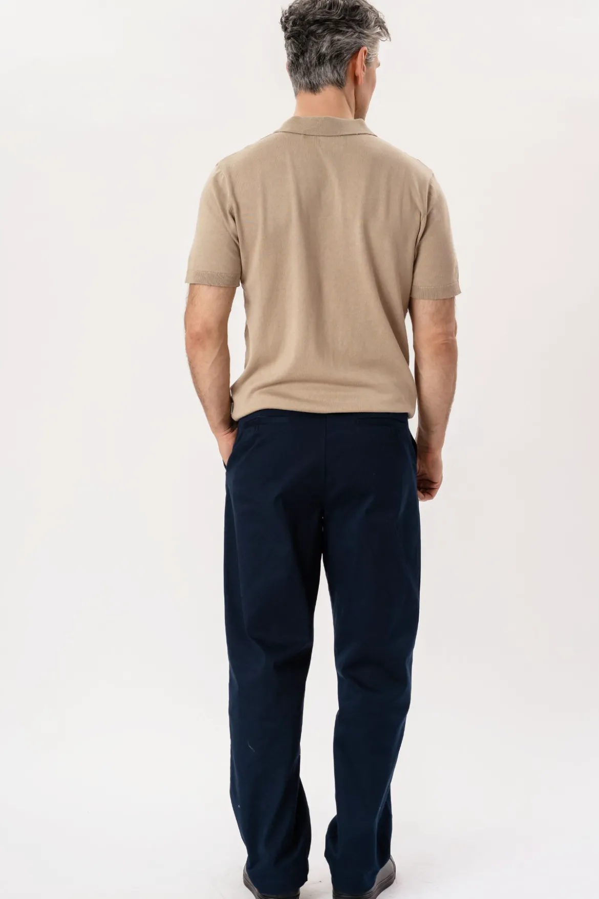 Chino Wide - Navy