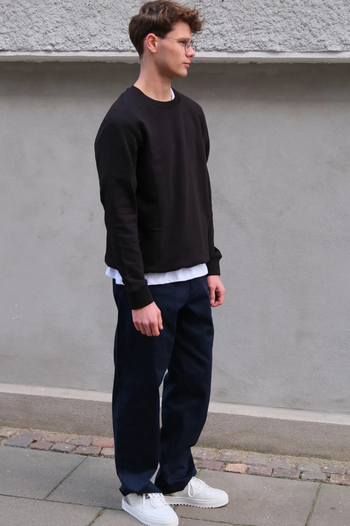 Chino Wide - Navy
