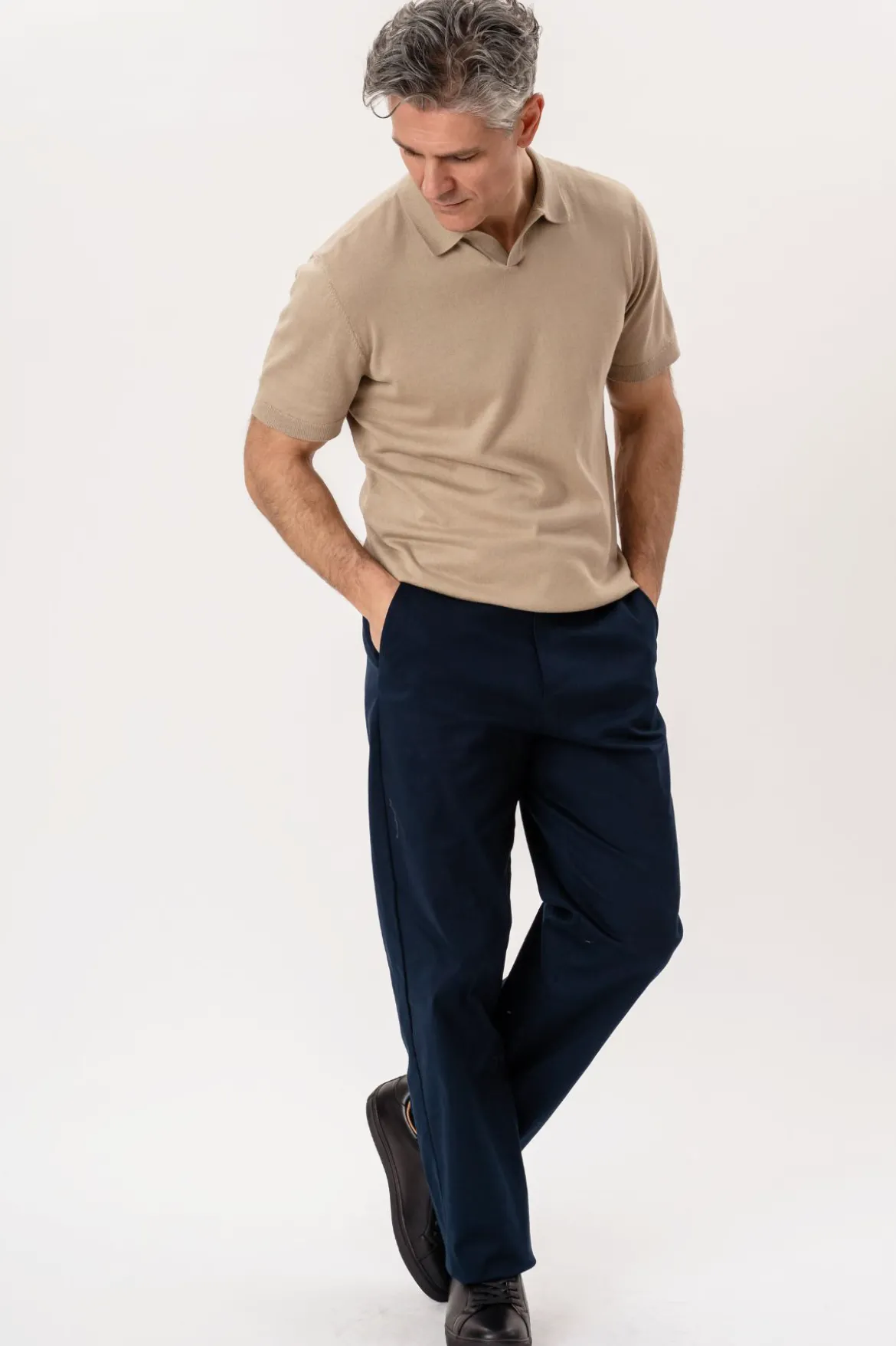 Chino Wide - Navy