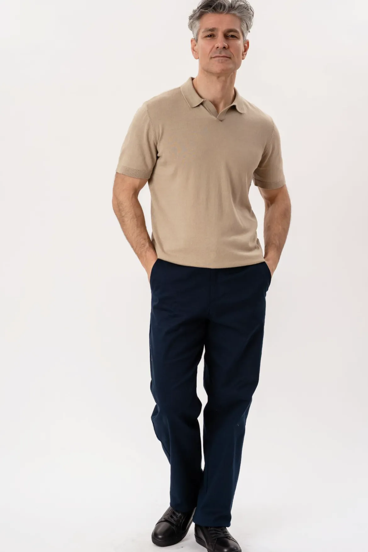 Chino Wide - Navy