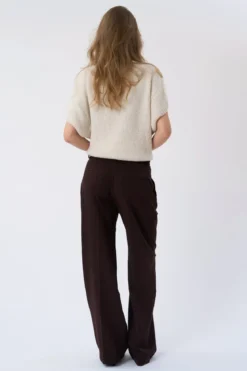 Chloe Kortærmet Strik - Off White