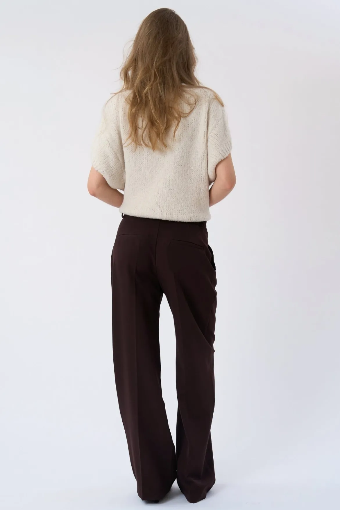 Chloe Kortærmet Strik - Off White