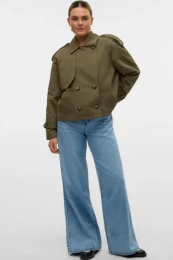 Chloe Short Trenchcoat - Kalamata