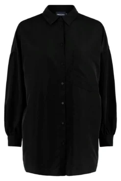 Chrilina Oversized Shirt - Sort