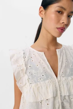 Cillie Frill Top - Sky Danser