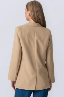 Claire Oversized Blazer - Beige