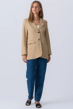 Claire Oversized Blazer - Beige