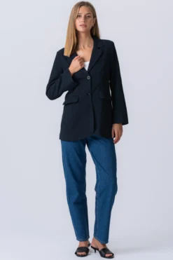 Claire Oversized Blazer - Navy