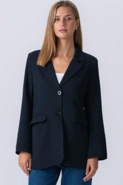 Claire Oversized Blazer - Navy