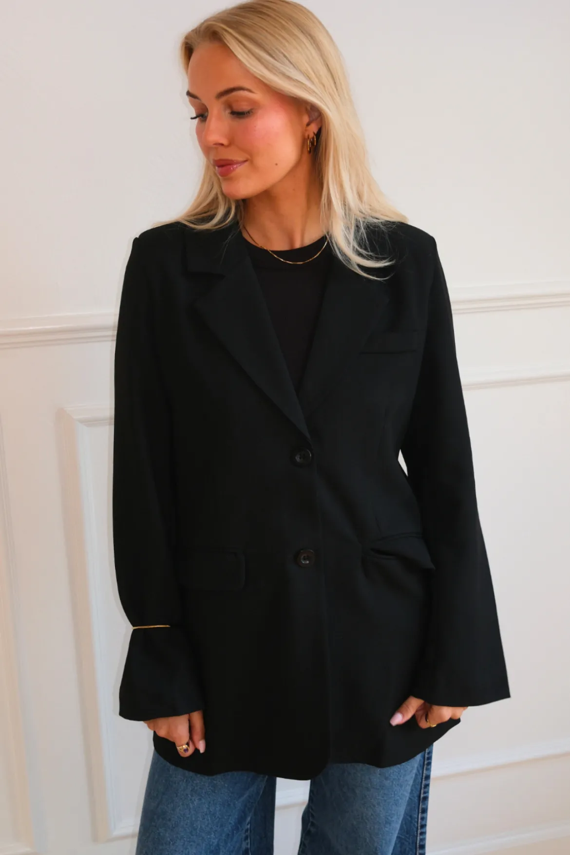 Claire Oversized Blazer - Sort