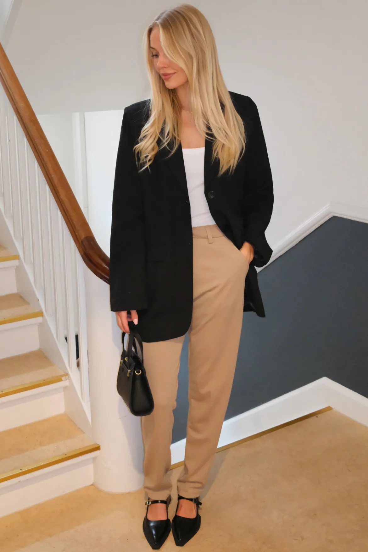 Claire Oversized Blazer - Sort