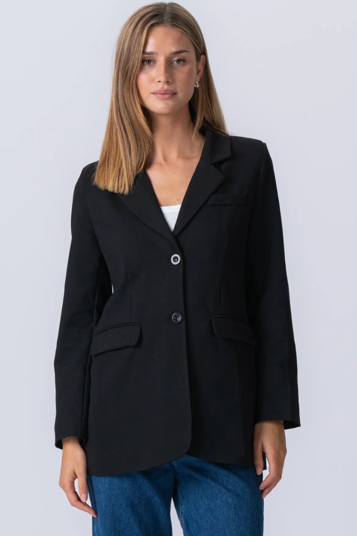 Claire Oversized Blazer - Sort