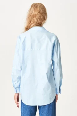 Clara Oversized Skjorte - Lyseblå