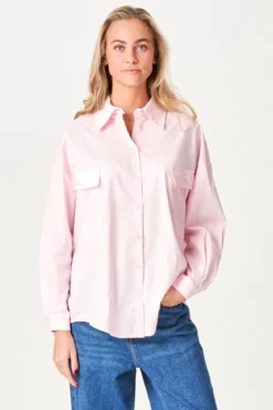 Clara Oversized Skjorte - Rose
