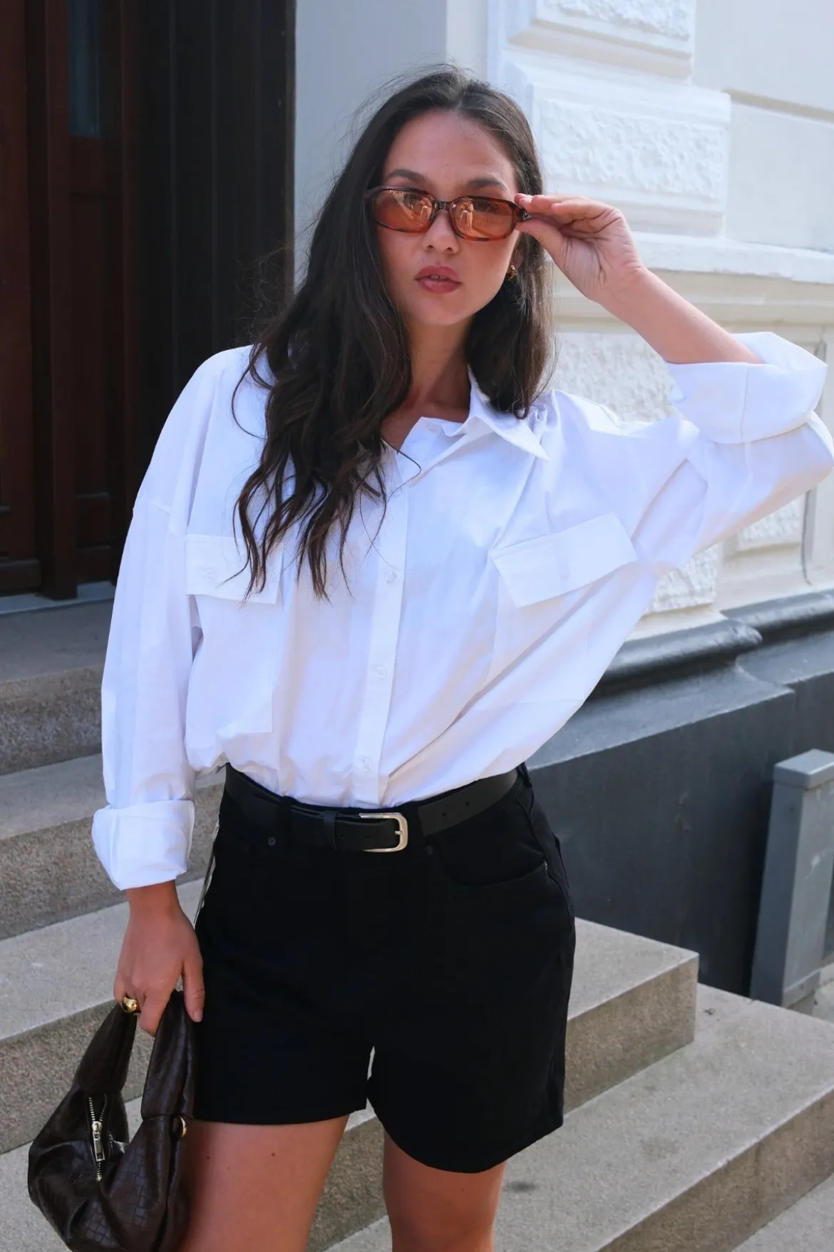Clara Oversize Skjorte - Hvid