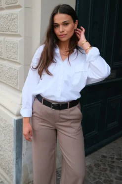 Clara Oversize Skjorte - Hvid