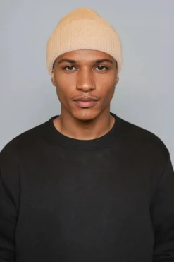 Classic beanie - Mørkbeige