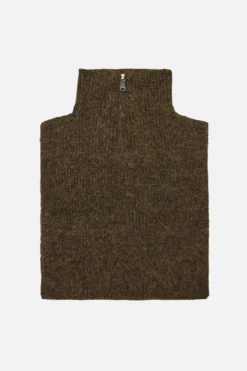 Cora Zipper Bibneck - Chocolate Torte Melange