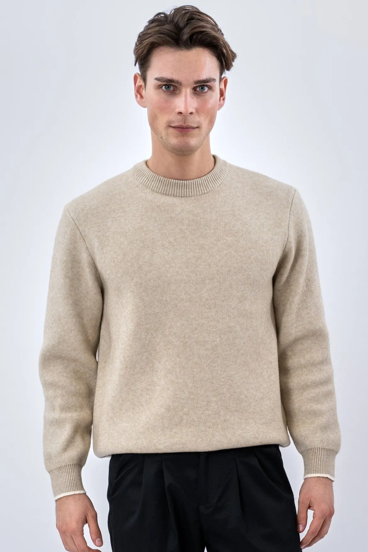 Crewneck Sweater - Beige