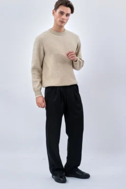 Crewneck Sweater - Beige