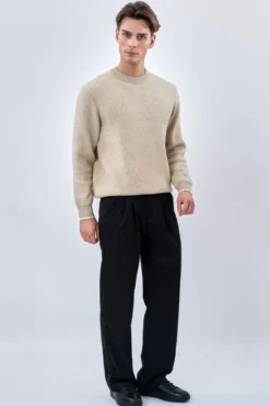 Crewneck Sweater - Beige
