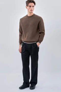 Crewneck Sweater - Brun