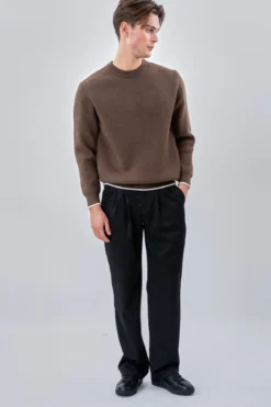 Crewneck Sweater - Brun