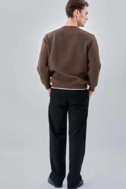 Crewneck Sweater - Brun
