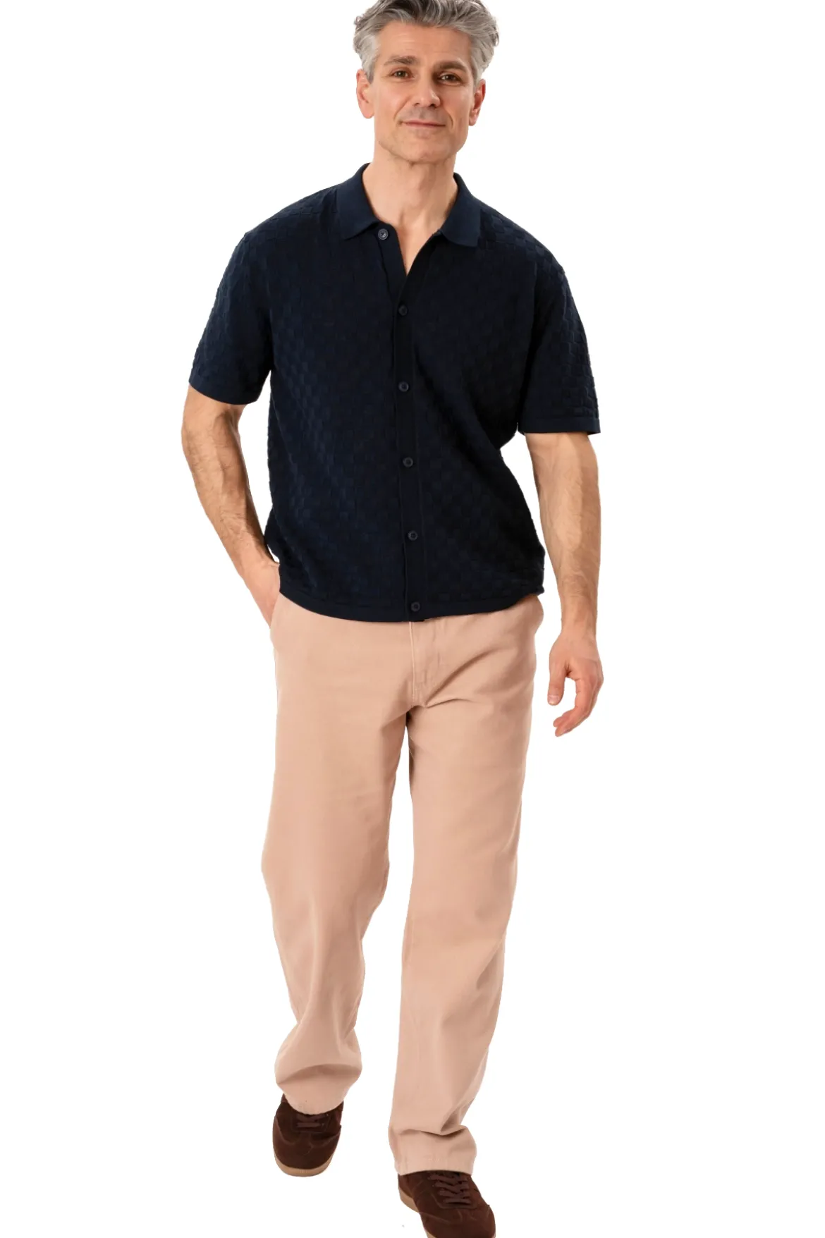 Darin Strik Polo - Navy