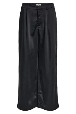 Debra Mid Waist Pants - Sort