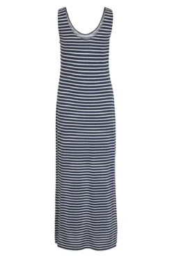 Dell Maxi Kjole - Navy Blazer/Sne Hvid
