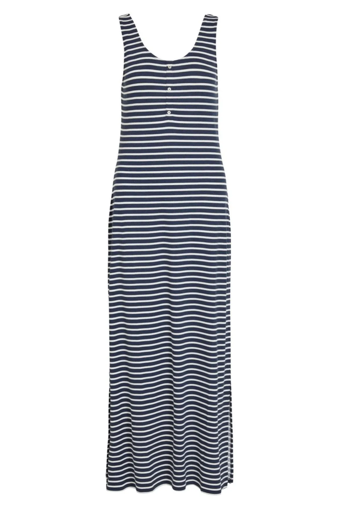 Dell Maxi Kjole - Navy Blazer/Sne Hvid