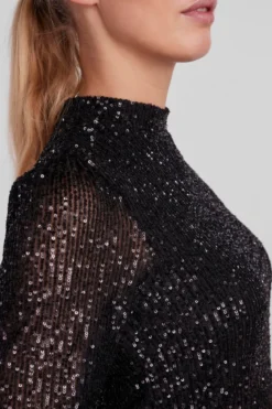 Delphia Bluse - Sort