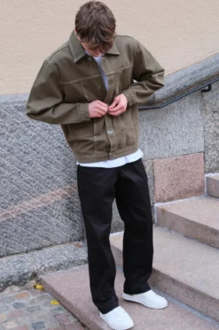 Denim Jakke - Khaki