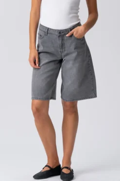 Denim Jorts - Grey Denim