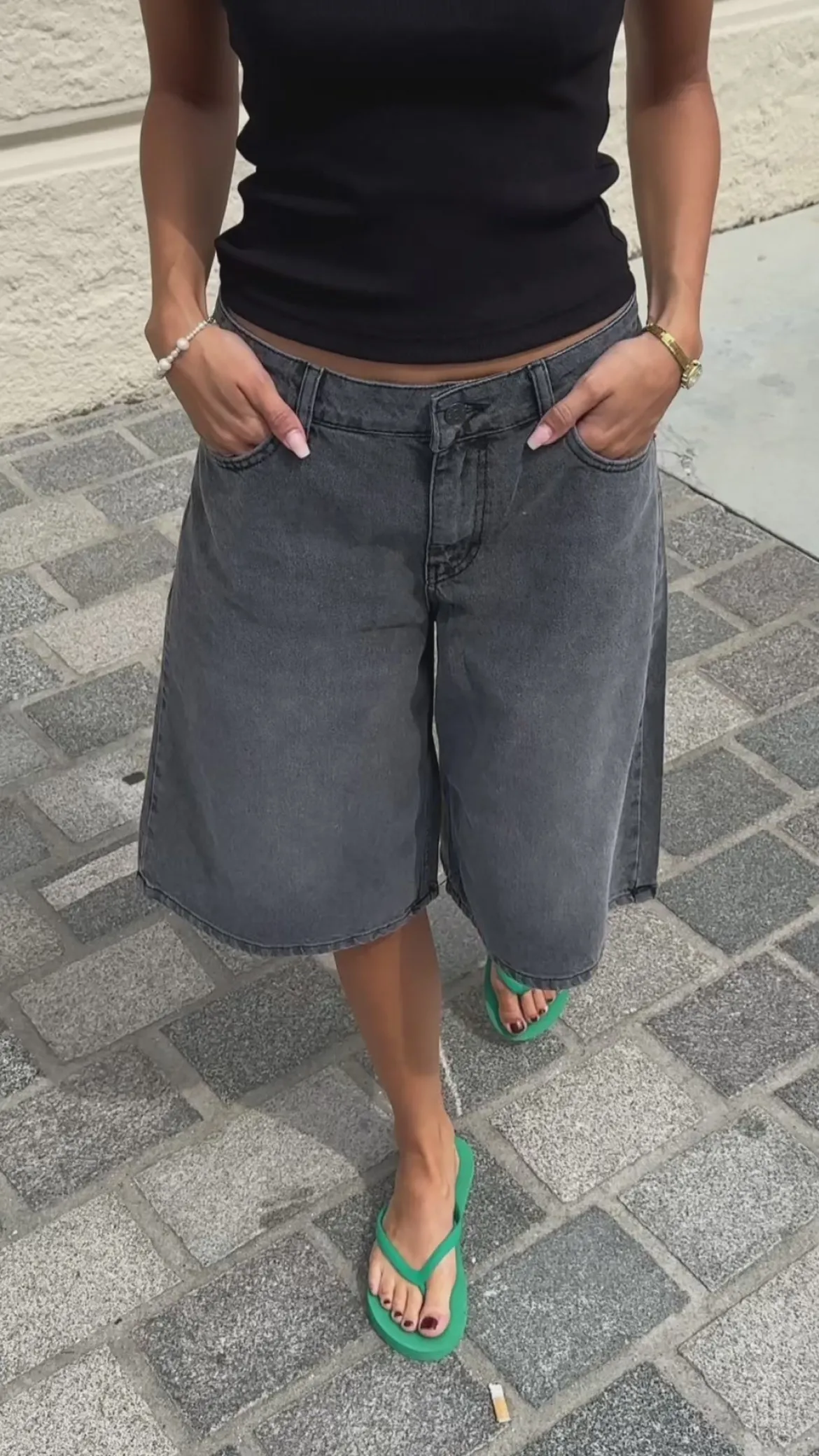 Denim Jorts - Light Blue Denim